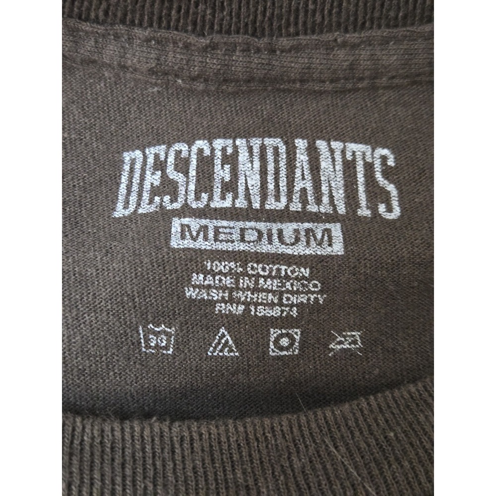 Descendants Take A Trip Mushroom Graphic T-Shirt Brown Men's Medium Psychedelic - Picture 5 of 6